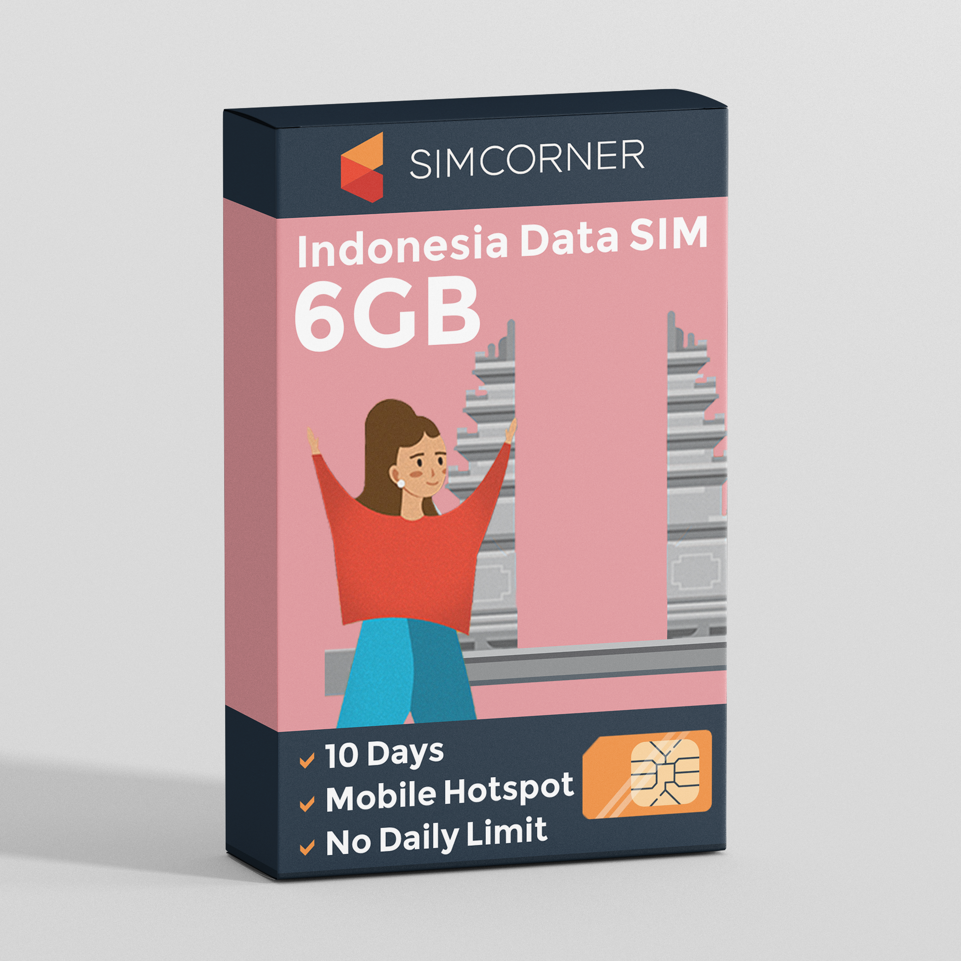 Indonesia Data SIM Card (10 day - 6GB)