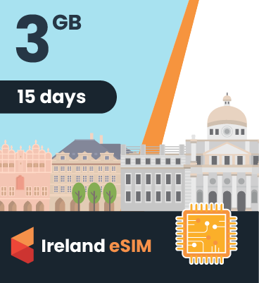 Ireland eSIM: 3GB - 30 Days