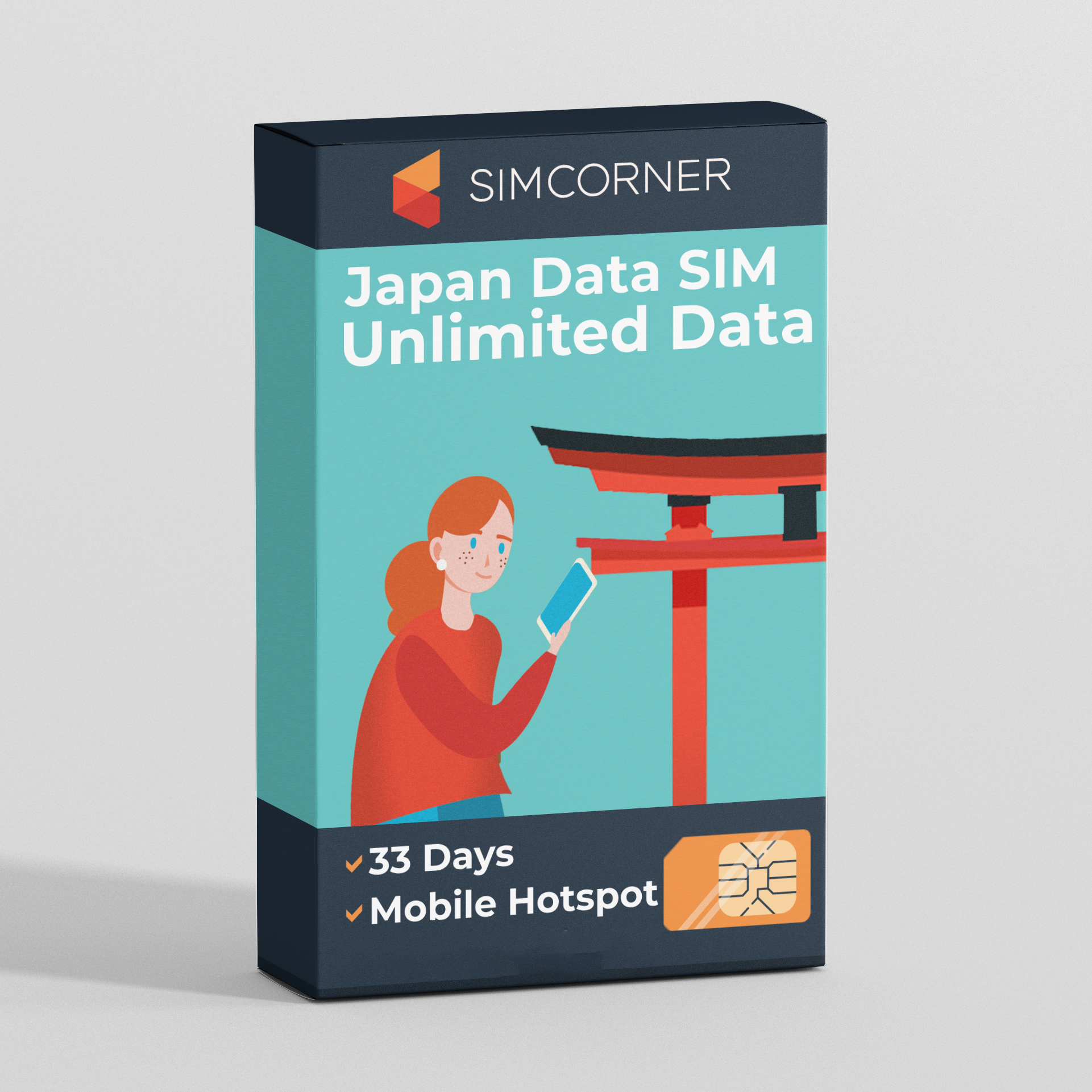 Prepaid SIM Card for Japan - Docomo Unlimited Data - SimCorner