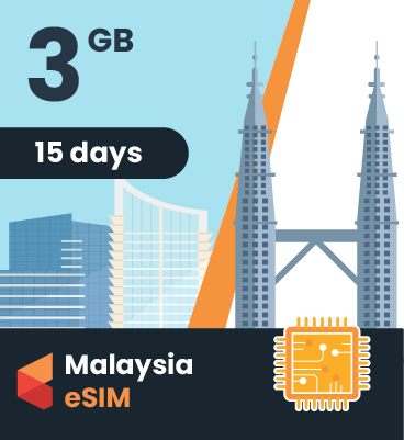 Malaysia eSIM: 3GB - 15 Days