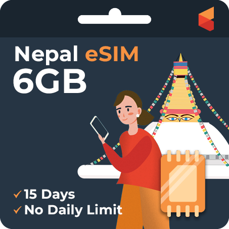 [eSIM] Nepal Data eSIM (6GB - 15 Days)