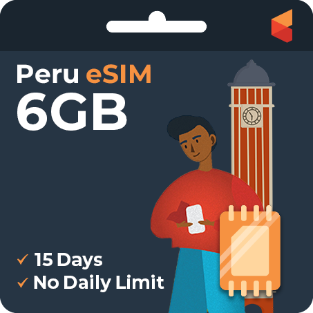 [eSIM] Peru Data eSIM (6GB - 15 Days)