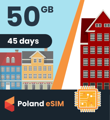 Poland eSIM: 50GB - 45 Days