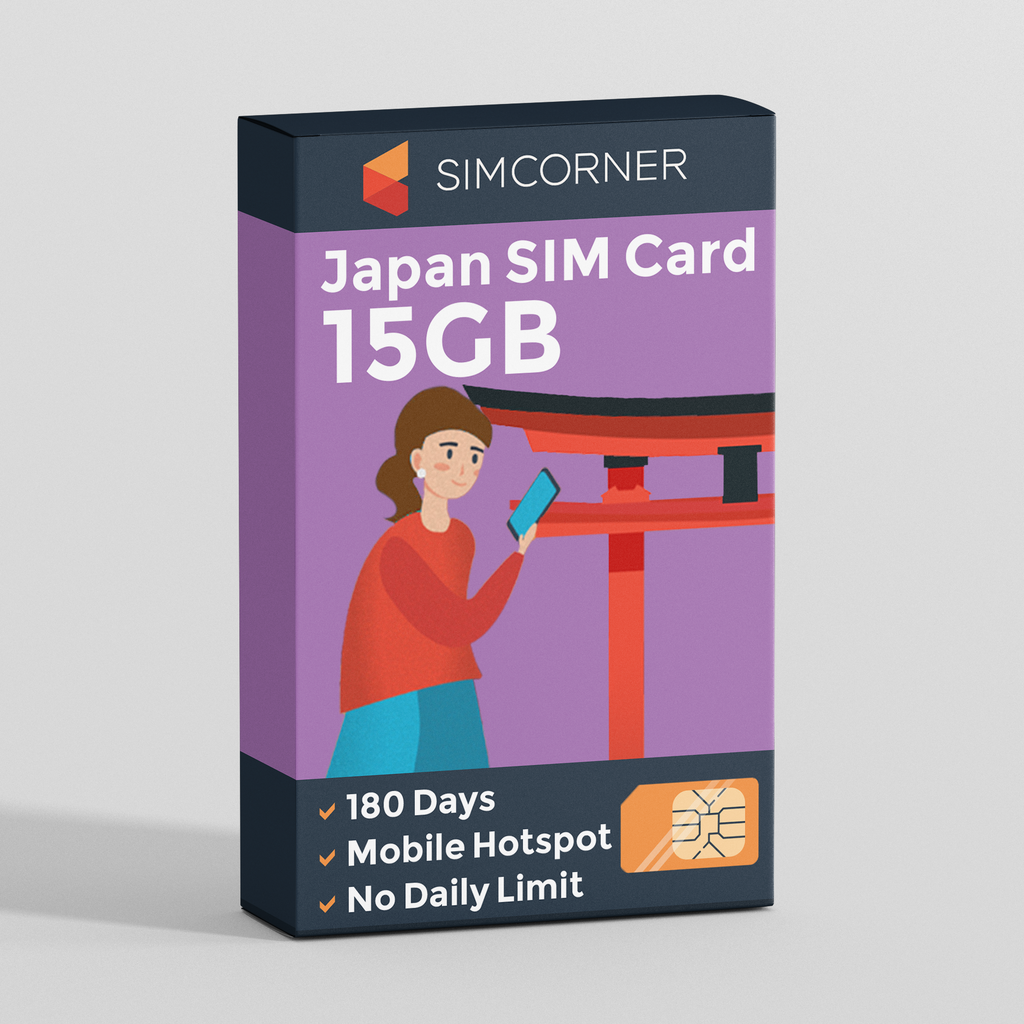 Prepaid Japan Sim Card (15GB)