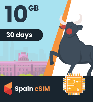 Spain eSIM: 10GB - 30 Days