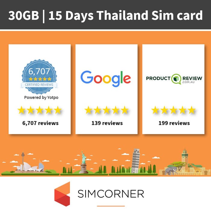 Thailand Sim Card - 30GB (AIS)  - SimCorner New Zealand